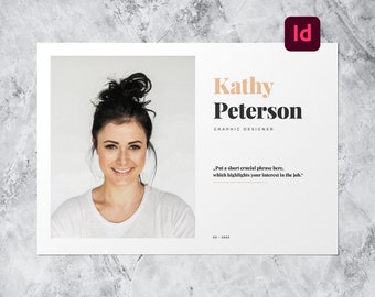 Minimalist Application Template | Adobe InDesign
