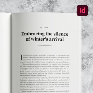 Minimalistyczny szablon książki | Adobe InDesign