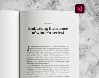 Minimalist Book Template | Adobe InDesign