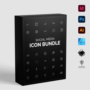60 official Social Media Vector Icons | svg | eps | ai