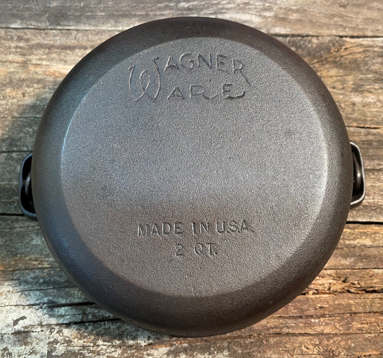 Wagner Ware 2 Quart Dutch Oven with Self Basting Glass Lid Etsy