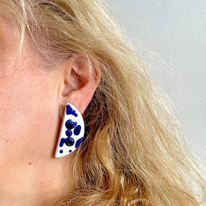 Handmade ceramic earrings