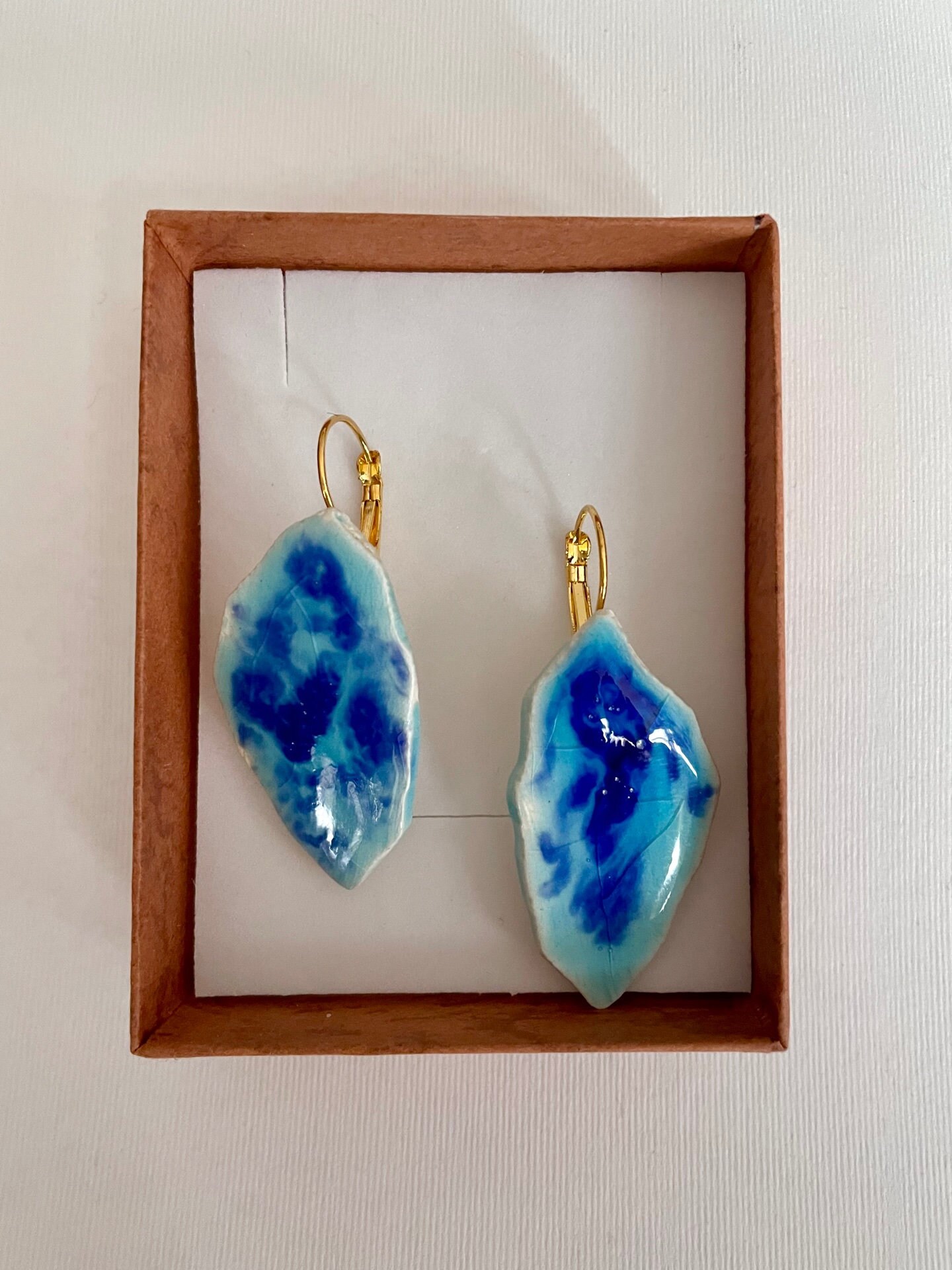 Handmade ceramic earrings Etsy