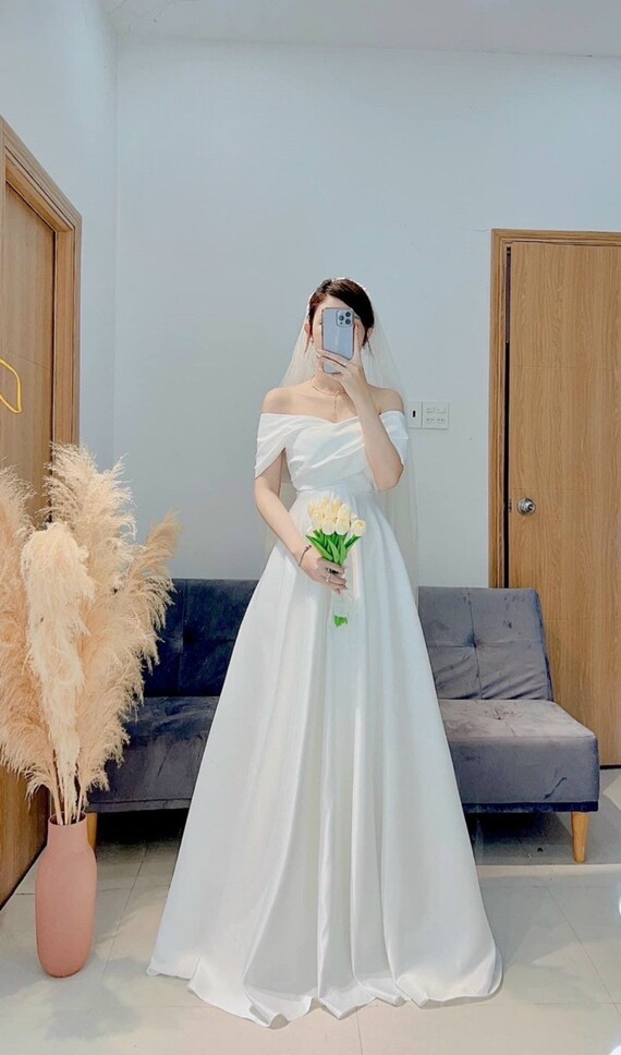 Vietnamese dress For Wedding vay co dau Dress for Wedding Dress for women Wedding dress dress white dress prom Ao dai Vietnam