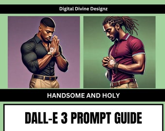 ChatGPT Dall-E3 Handsome and Holy Prompt Guide | Dalle Prompt Guide | Ai Prompt Guide | PDF