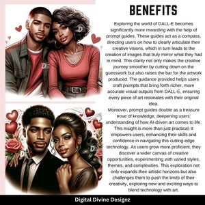 ChatGPT Dall-E3 Romantic Bliss Prompt Guide | PDF | 12 Sample Prompts | AI Prompt Guide | Black Love Prompts image 9