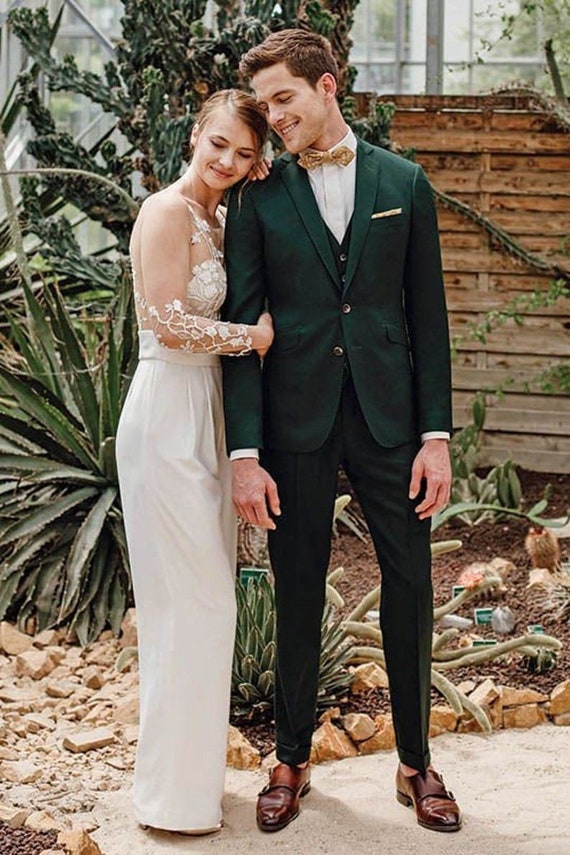 Bride groom shop coat pant