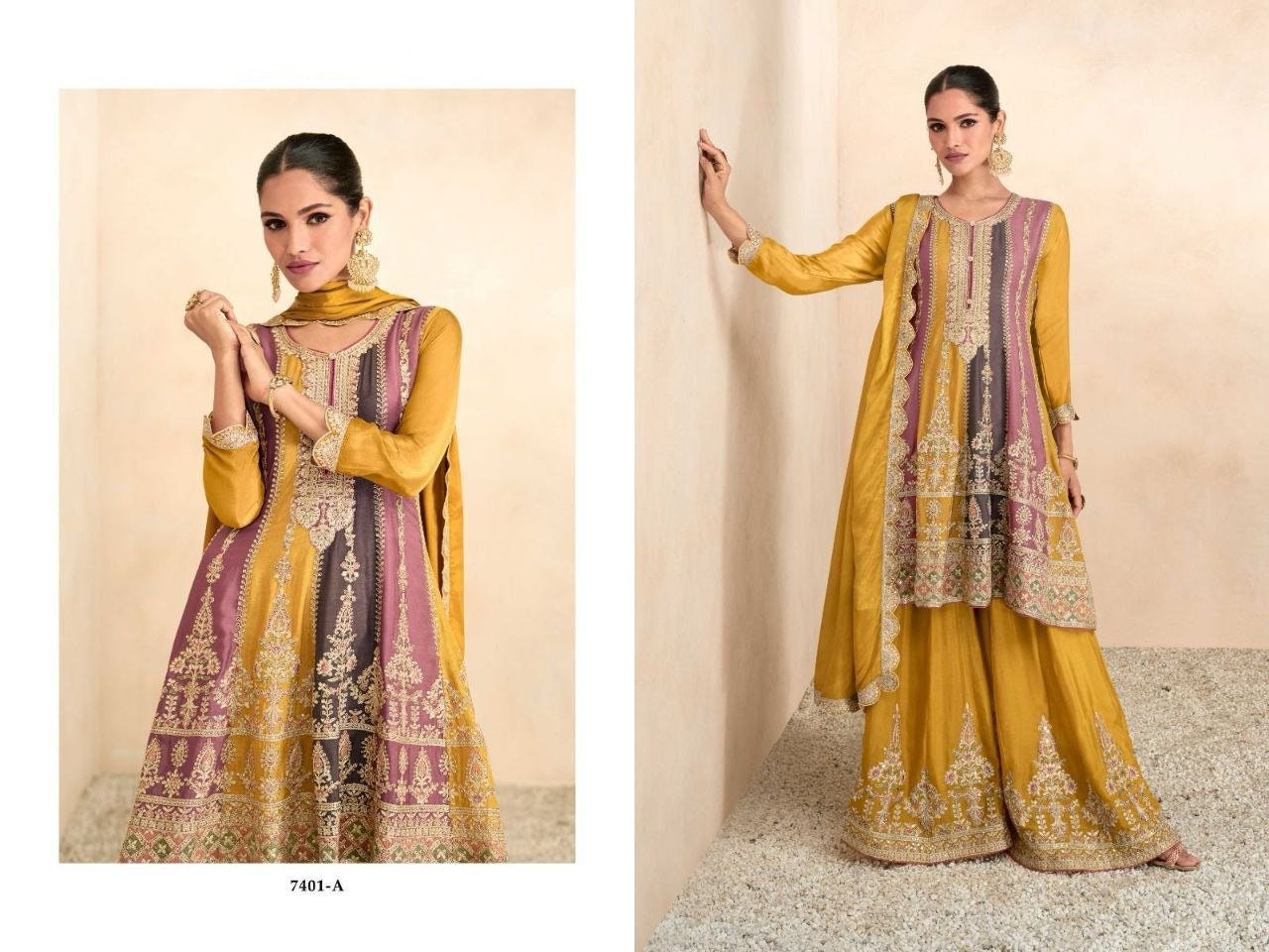 Bollywood Inspired Sabyasachi Designer Palazzo Suit Pakistani
