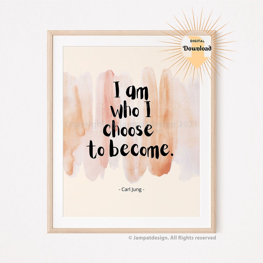 Motivational Quote Wall Art Digital Print Counselor Wall Decor Mental ...