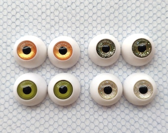BJD Puppenaugen gold,grün,glitzer für 1/3 1/4 1/6 1/8 1/12 BJD Puppe, 8 mm,10 mm,12 mm,14 mm,16 mm,18 mm,20 mm.22 mm ,24 mm,26 mm