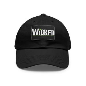 Gorra ajustable de papá con parche de cuero del Mago de OZ de WICKED Broadway