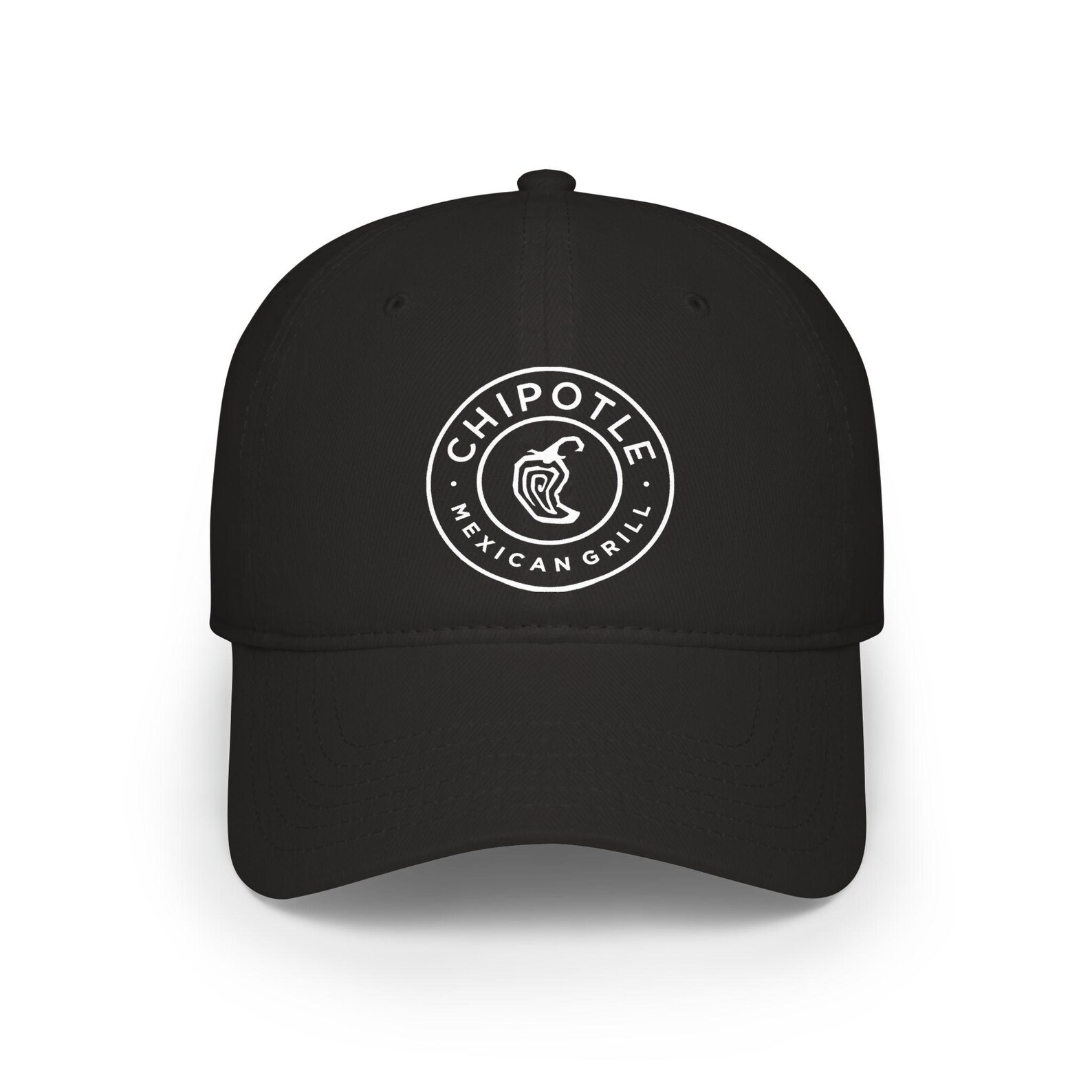 Chipotle Mexican Grill Logo Black Hat Baseball Cap Adult Size - Etsy