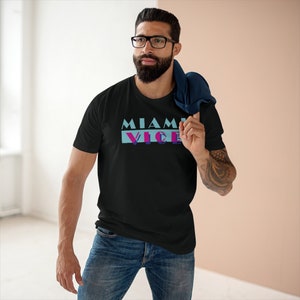 Miami Vice Movie Logo Men's T-shirt Size S to 3XL