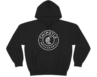 Chipotle Mexican Grill Logo Hoodie Sweatshirt Size S to 3XL