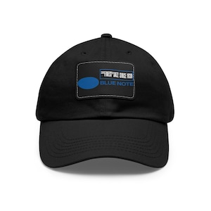 Casquette ajustable avec logo Blue Note Records et écusson en cuir