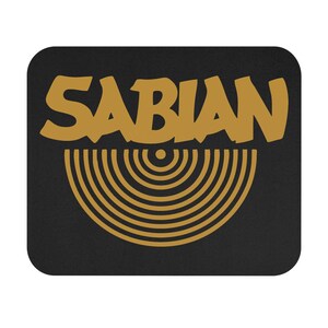 Tappetino per mouse con logo Sabian Cymbals Drums