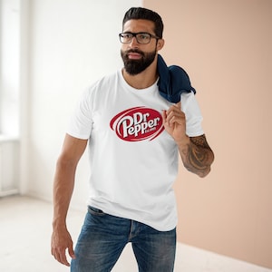 Dr. Pepper Logo Est. 1885 Men&#39;s T-shirt Size S to 3XL