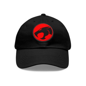 Thundercat Cartoon Logo Adjustable Dad Hat with Leather Patch