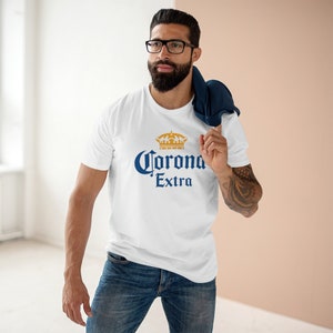 Corona Extra Logo Men&#39;s T-shirt Size S to 3XL
