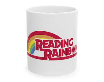 Reading Rainbow Logo 11oz Coffee Tea White Mug