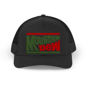 Gorra de camionero con logotipo clásico de Mountain Dew