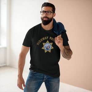 California Highway Patrol Chips Movie Men&#39;s T-shirt Size S to 3XL
