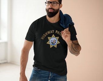 California Highway Patrol Chips Movie Men's T-shirt Size S to 3XL