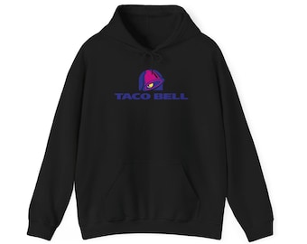 Taco Bell Logo Hoodie Sweatshirt Size S to 3XL