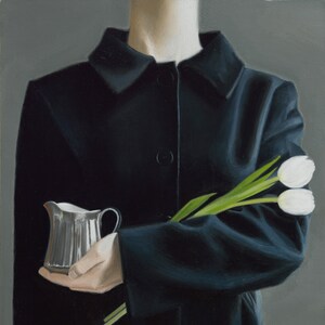 Original Fine Art Print 'Coat, Tulips & Jug' image 1