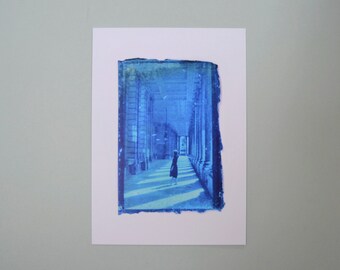 Postcard / Print Set of 5 - Cyanotype - A6 Cards - Mini Prints