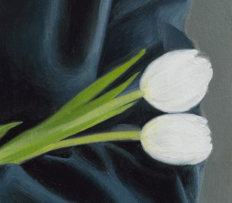 Original Fine Art Print 'Coat, Tulips & Jug' image 3