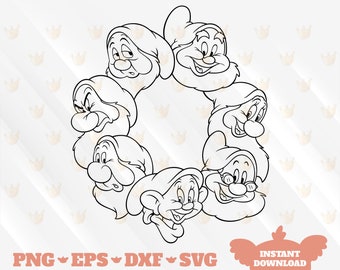 Free Free 206 Snow White Dwarfs Svg SVG PNG EPS DXF File