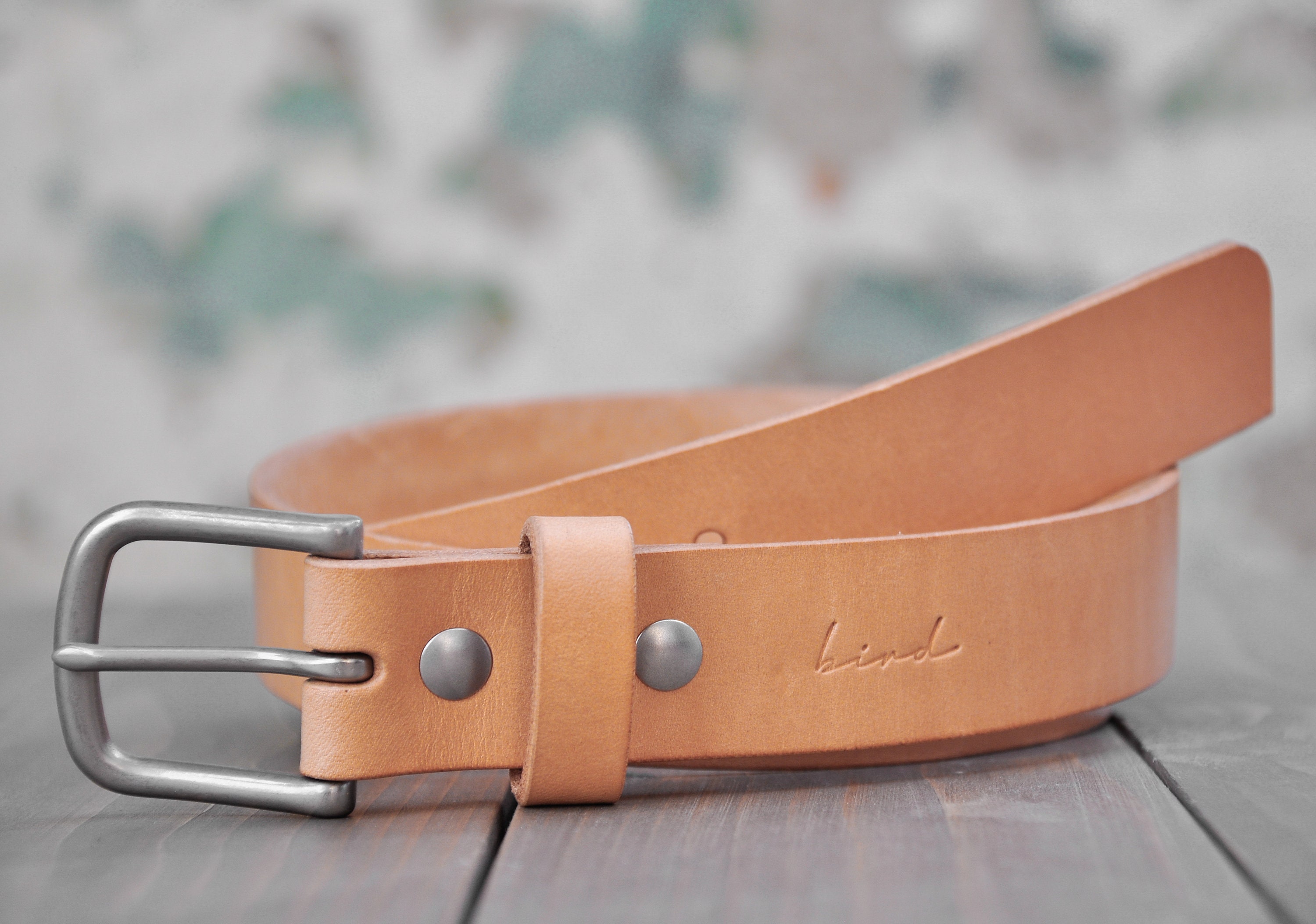Tan leather belt 1 1/4 Natural tan Leather belt 32mm Etsy