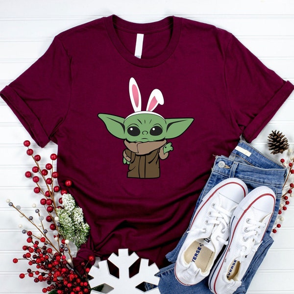 Easter Bunny Baby Yoda Shirt, Disney Shirt, Baby Yoda Shirt, Easter Disney Shirt, Disney Trip Shirt, Star Wars Yoda Shirt, Gift For Easter