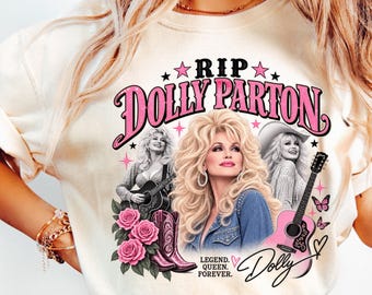 Dolly Parton Shirt, Vintage Country Tee - Southern Graphic | Unisex Cotton | Retro Western
