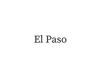 El Paso svg