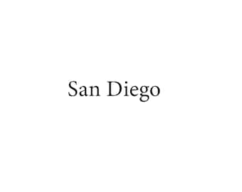 San Diego svg