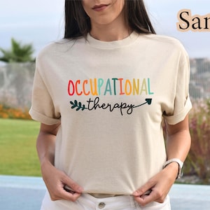 Occupational Therapy Shirt, OT Therapist Tee, Special Education Gift, Sped Teacher Top, Therapy Apparel, Women&#39;s OT Pride T-Shirt for Her