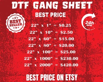 DTF Transfer, Full Color Custom Dtf Print, Ready To Press Transfers, High Quality, Wholesale DTF Print, Direct To Film, Custom Heat Transfer