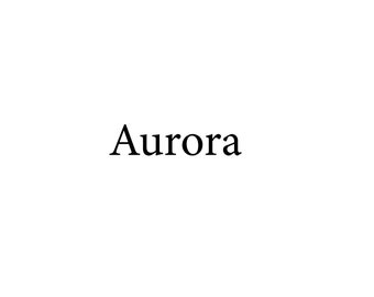 Aurora in formato SVG