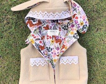 Baby + Toddler Recycled Wool Blanket Vest - CUSTOM