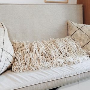 Flokati pillow clearance