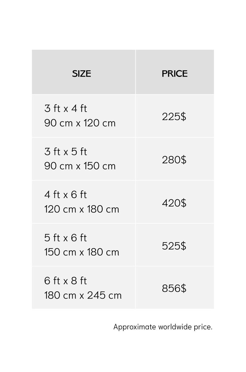 Authentic Ukrainian Carpathian Wool Handwoven Shaggy Flokati Rug, Sofa