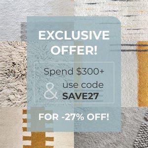Handmade Ivory Rug, Traditional Weaving Wool Carpet, Fluffy Tuft Rug, Unique Accent for Home Decor, Perfect Housewarming or Christmas Gift image 8