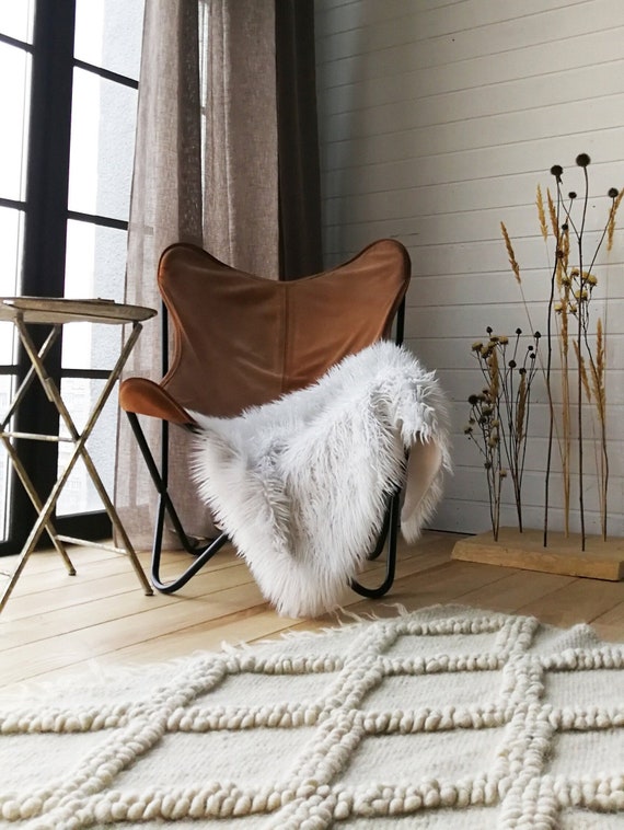 ウール80% 幾何学模様ラグ 幾何学模様の柔らかい無地ウールラグ。洗えるスカンジナビア風