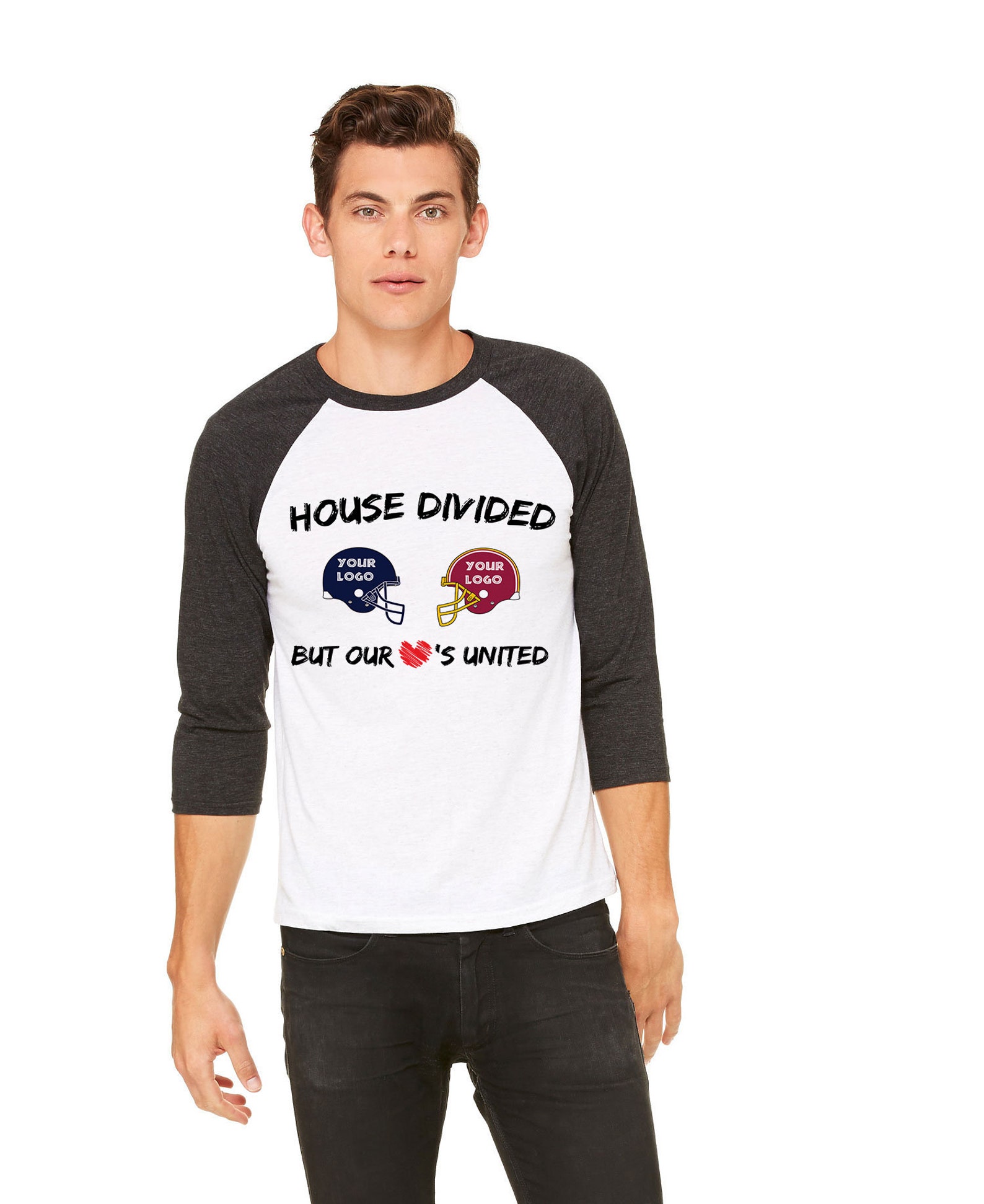 House Divided Custom Made Print Sport Teams T Shirt Tee Logo - Etsy