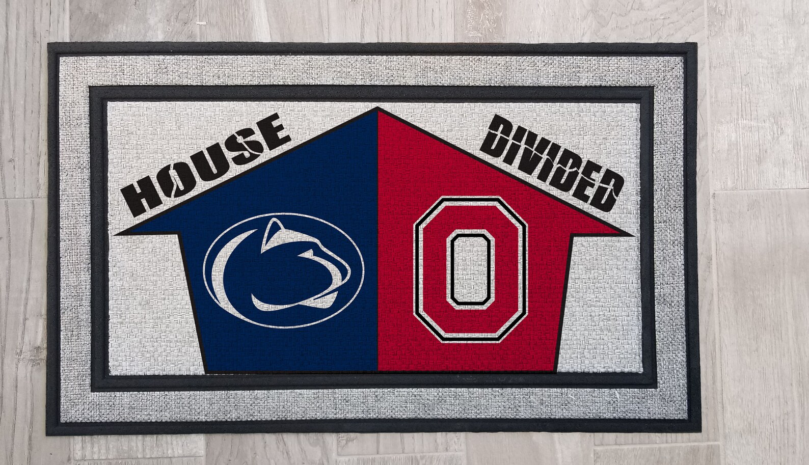 House Divided Custom Print Door Mat Doormat Floor Sport Teams