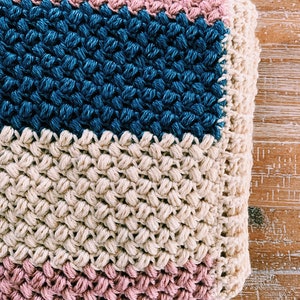 Crochet Baby Blanket Pattern Crochet Blanket Pattern Crochet Throw Pattern Baby Blanket Pattern Hazel Baby Blanket Pattern image 3