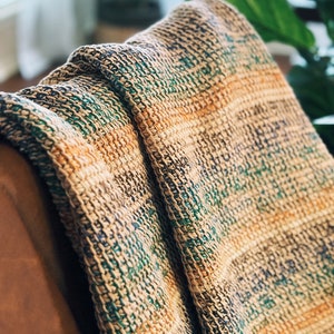 Tunisian Crochet Baby Blanket Pattern - C2C Tunisian Crochet Blanket Pattern - Corner to Corner Tunisian Crochet Blanket  - The Vivia