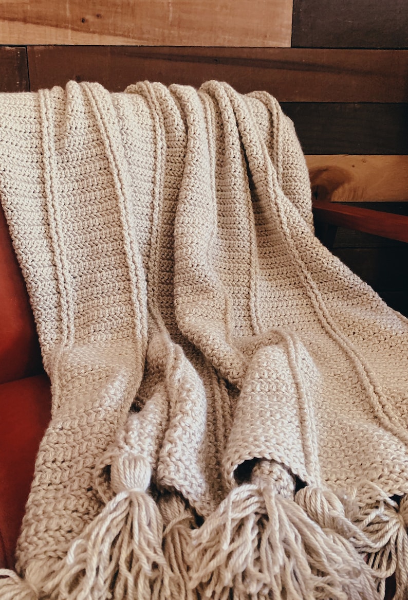 Easy Crochet Blanket Pattern Crochet Throw Pattern Crochet - Etsy